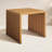 Knightly Square Teak Outdoor Side Table , 18'' in. W 18'' in. D