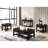 Rectangular Brown Coffee Table With Two Drawer Enhancements Skillfully Produced Drawers