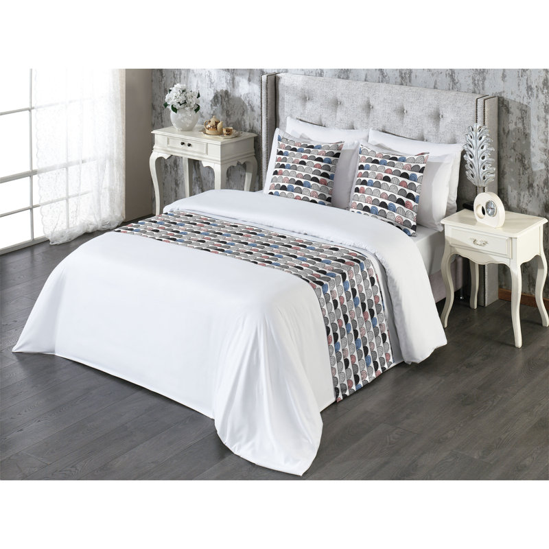 Ensemble de chemin de lit Ambesonne Scandinavian, Grand lit