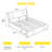 Blountsville Upholstered Profile Sleigh Bed with Wooden Slats Headboard Included-287664606-287664604
