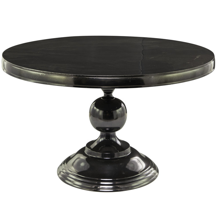 Round Glass & Wood Dessert Stand - Threshold™