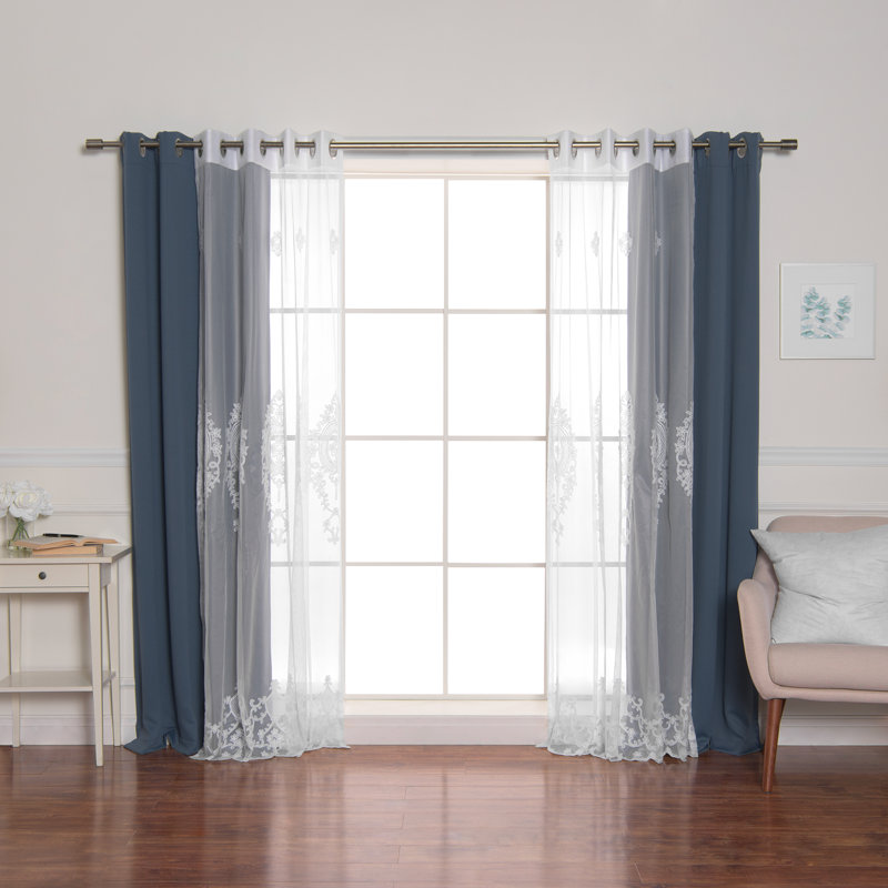 Salomon Blackout Curtain, Inigo, 52" W x 84" L