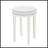 Artisanal Round Mirror Breakfast Table