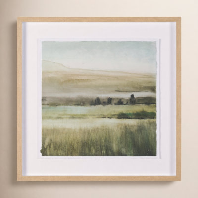 Rolling Fields I Hand-Embellished Print