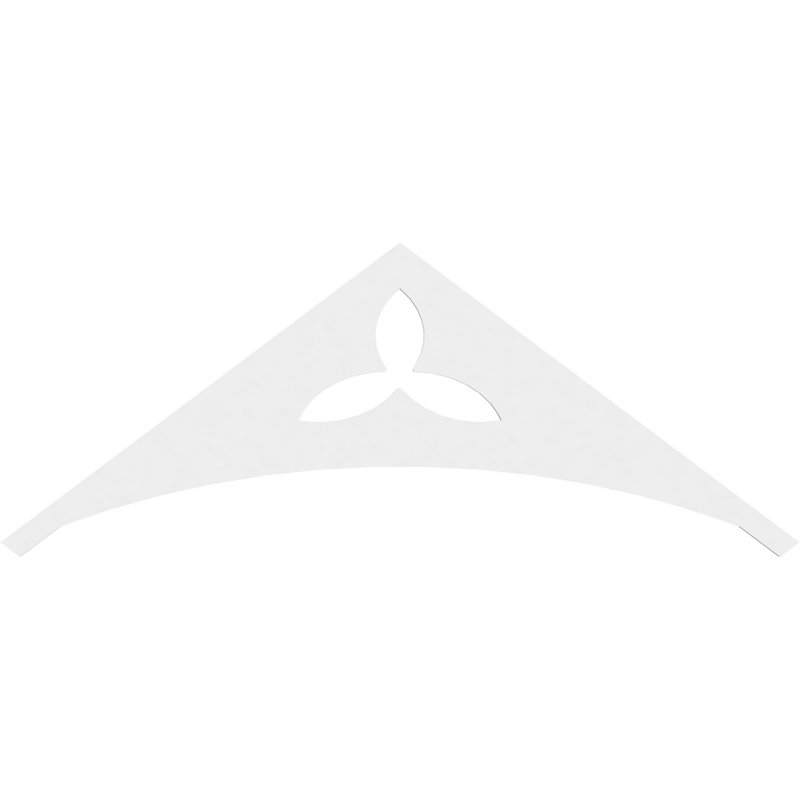 Pignon en PVC de qualité architecturale Naple, H 25 po x l 60 po x P 1 po, 9 / 12