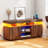 Modern 47.2/55.1 in Media Console with Outlet and RGB LED Light, TV Stand for TVs up to 65/55 inch-1160467353-1161325118