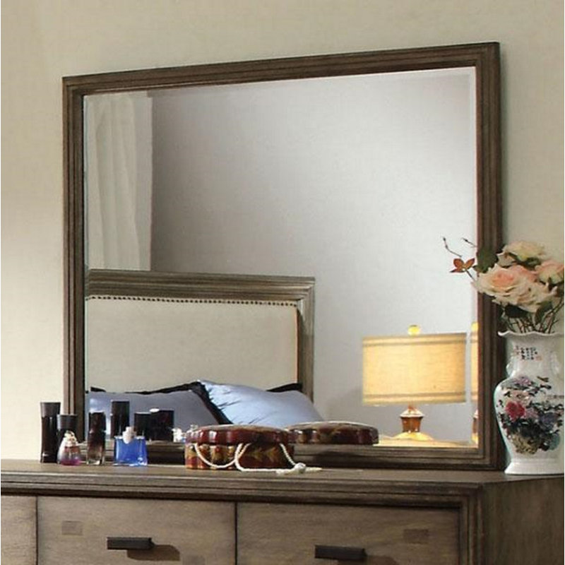 Aust Wood Flat Wall Mirror