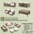 8 Piece Patio Outdoor Conversation Set With Swivel Chairs-1608553107