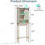 Rangement autoportant de 68 po avec porte de grange coulissante et tablettes réglables-120330370
