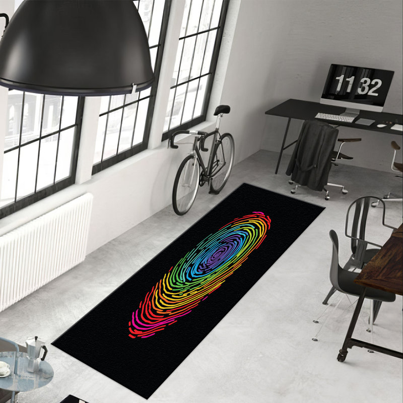 Exquisite With Pile Soft Printed Rug Featuring Intricate Floral Design and Vibrant Colors Ideal for Enhancing the Beauty of Your Living Space