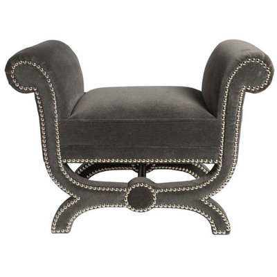 Qunef 70cm Wide Tufted Pouf Ottoman