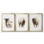 Rustic Bull II - Toile tendue avec châssis sur mesure - 3 pièces-1329948434-1329948439