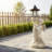 Angel Lamp Column Statue Set