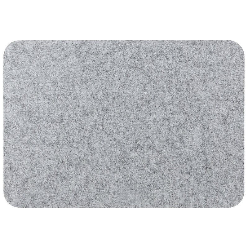 Poviones Desk Dividers, 50cm x 72cm W x 1cm D, Grey