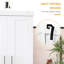 Garde-manger blanc avec tablettes réglables pour la cuisine, pour la famille, blanc-333082081