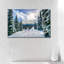 «Ski Away» sur toile-65415404