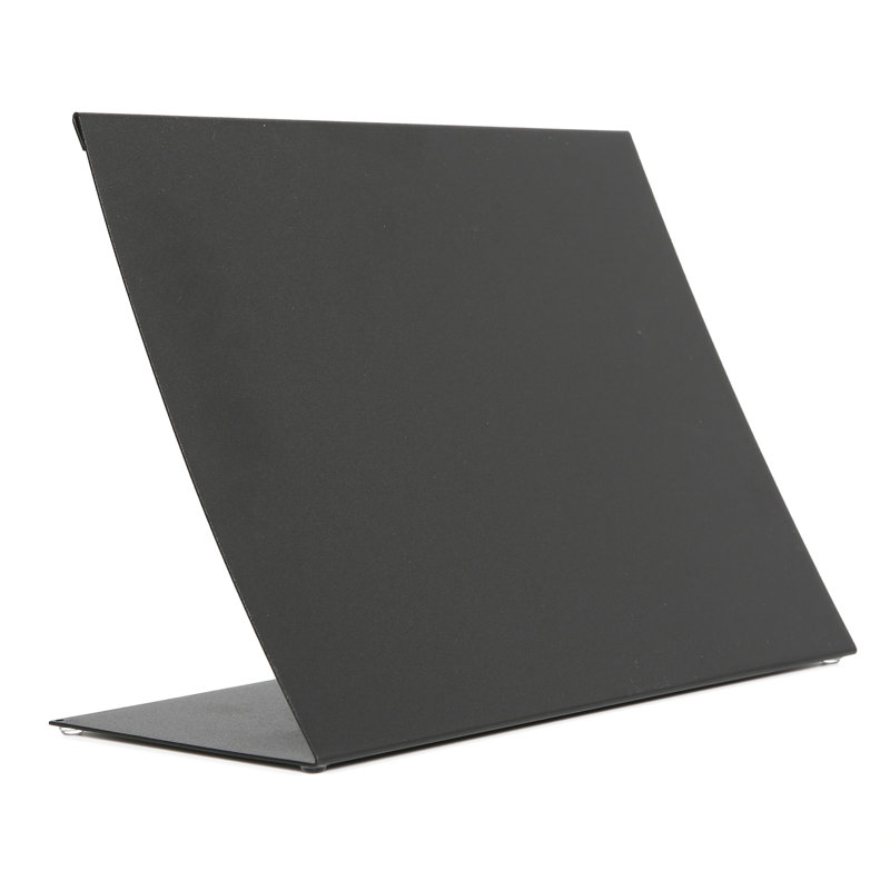 Desktop Menu Holder Landscape Curved, Black, 9.33" H x 12.75" W x 5.50" D