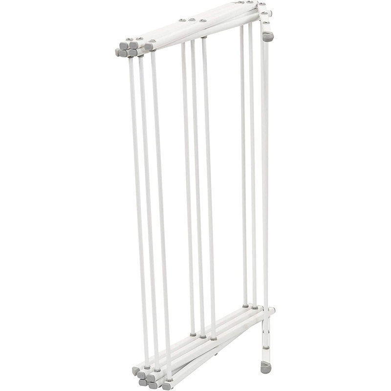 Foldable Metal Clothes Drying Rack, Vinyl‑Coated Steel