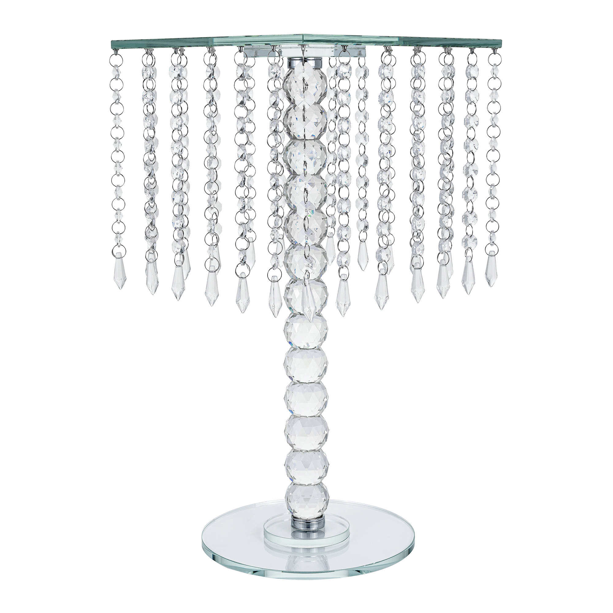 Cake Decor Chandelier Cake Stand Metal Cake Display Stand Golden 1 Tier at  best price in Mumbai