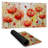 Red flowers garden - 15.75"x31.50" Desk mat