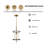 Jacinta 1-Light Dimmable Single Pendant(1 PCS)