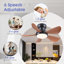 Ventilateur de plafond encastré avec lumière et télécommande / app-856862584-856862591