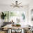 6 - Light Sputnik Modern Linear Chandelier