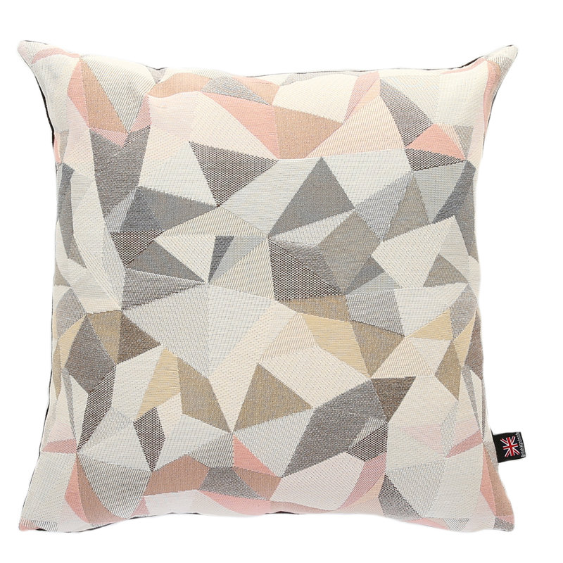 Amaryllis Geometric Square Throw Cushion, Large