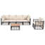 Outdoor Bellanie 5 - Person Seating Group with Cushions