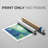 GeometricInCoolV -Canvas Print Only - NOT FRAMED
