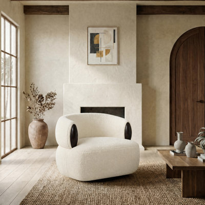 Fauteuil d'appoint Hailianne Teddy