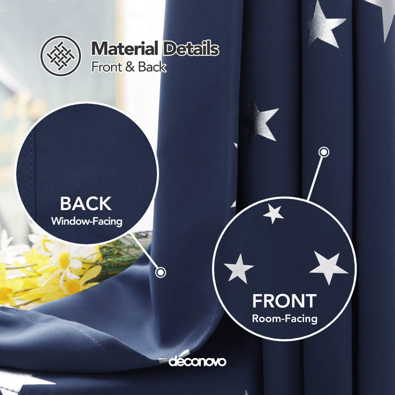 Polyester Blackout Pinch Pleat Curtain Pair