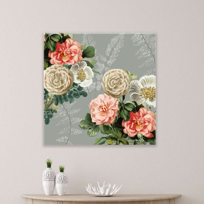 «Big Hearted Flowers II» par Rodgers Lindsay, reproduction sur toile