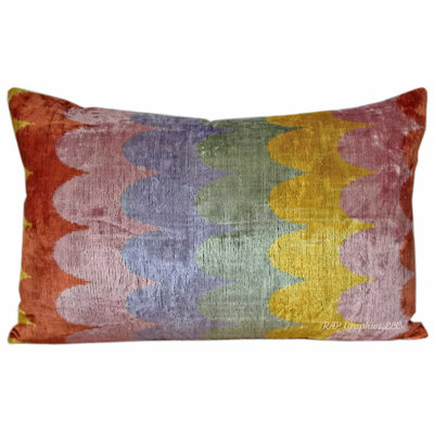 Velvet Lumbar Pillow Cover & Insert