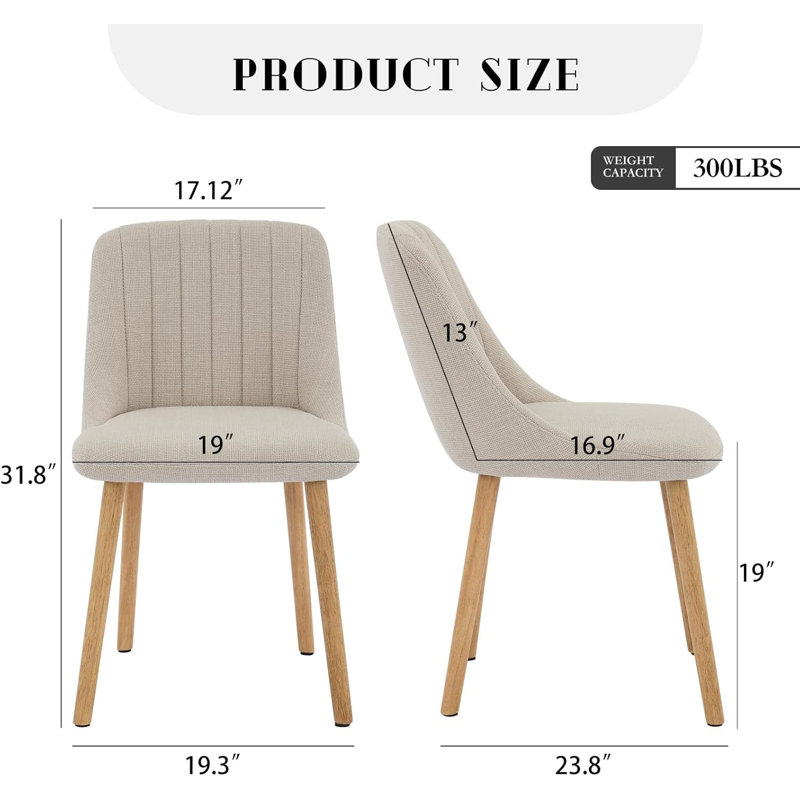 Faux Leather Accent Chair, Beige