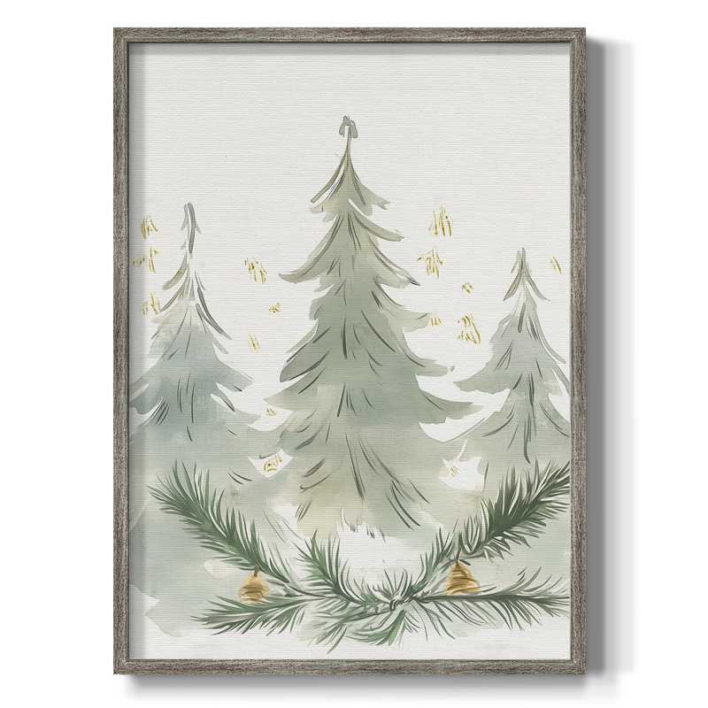 «Christmas Holiday Art» CDXXVII, reproduction d'art encadrée - bois massif, H 30 po x l 24 po