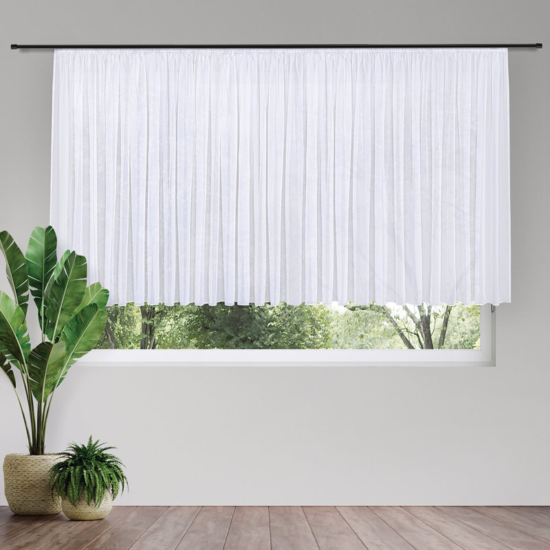 Elexis Sheer Curtain Single Panel, Width 450 x Drop 180 cm
