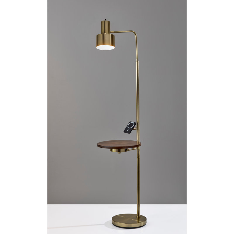 Joel Wireless Charging Floor Lamp w. Table