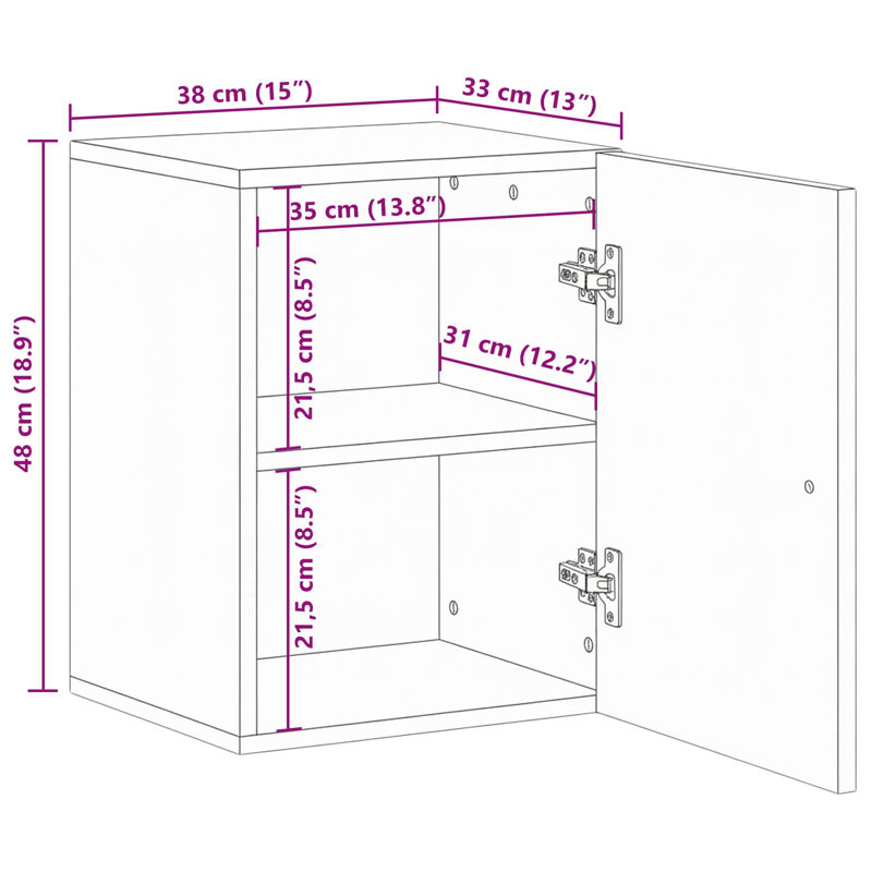 Solid Wood Bathroom Cabinet