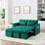 Lit pliable de 54,33 pouces en 3 longueurs, lit escamotable à dossier réglable en velours. Style moderne. Repose-pieds confortable. Réglages. Tissu doux et pieds en plastique. 2 coussins. Le look préféré du salon. Surpiqûres.