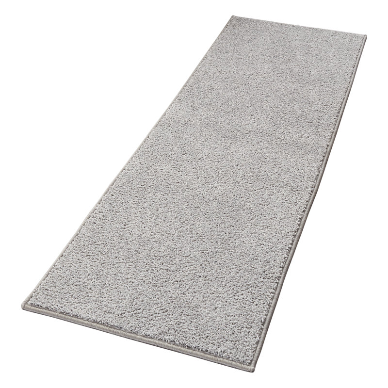 Pure Machine Woven Grey Indoor Rug, Runner 80 x 400cm