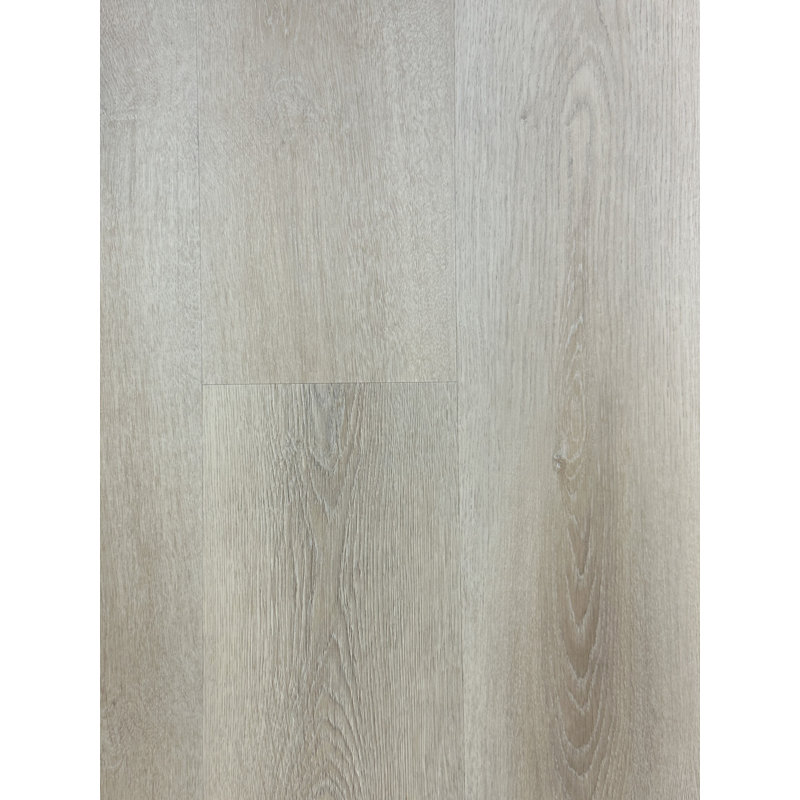 Plancher en vinyle de luxe Spc, 7,2 po X 48 po, 5,3 mm d'épaisseur avec coussin en Ixpe attaché de 1 mm, couche d'usure de 20 mil, verrou à clic Uniclic, aspect bois embossé, micro-biseau