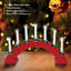 Taper Candle with Wood Holder