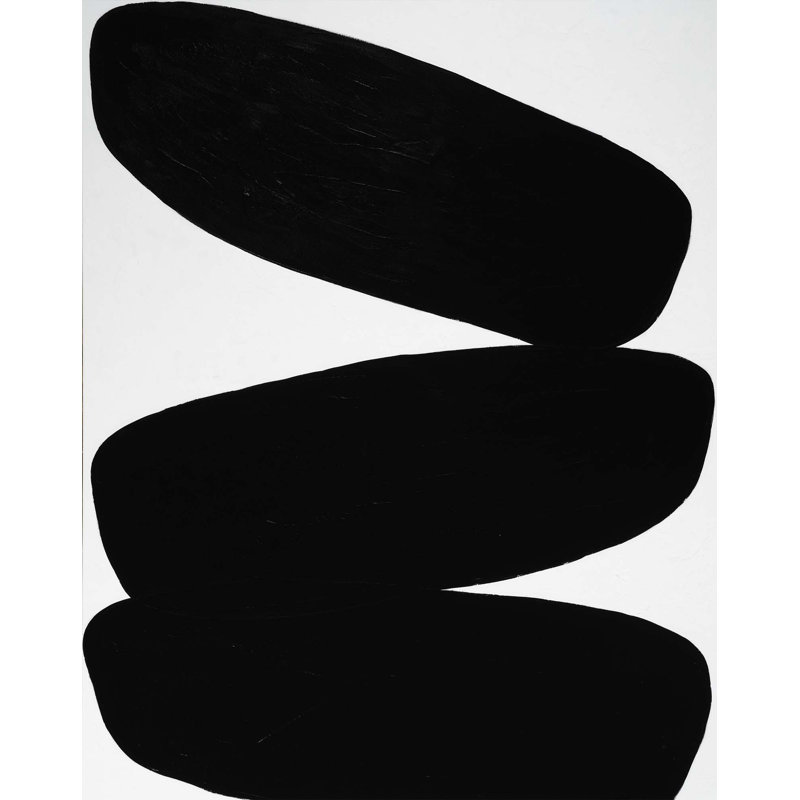 Three Beans by Yaffa G, 61" H x 48" W, Wrapped Canvas