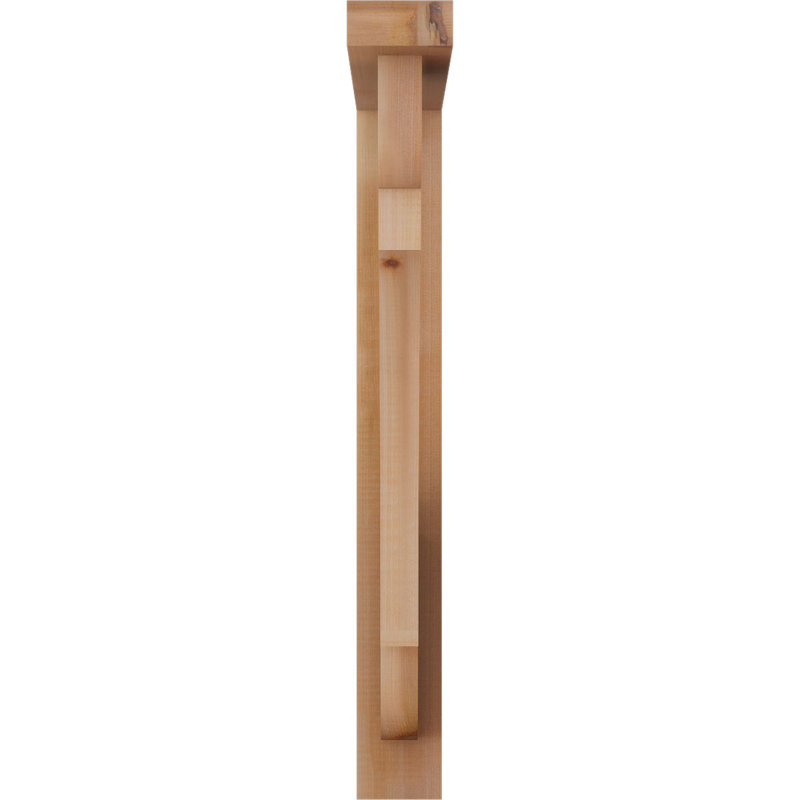 Support de bloc olympique avec entretoise décalée, 30 x 22, Cèdre rouge occidental de l 3 1/2 po (lisse)