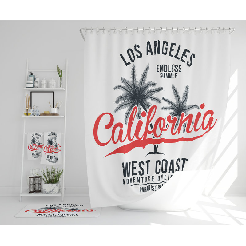 Natayla Polyester Shower Curtain Set