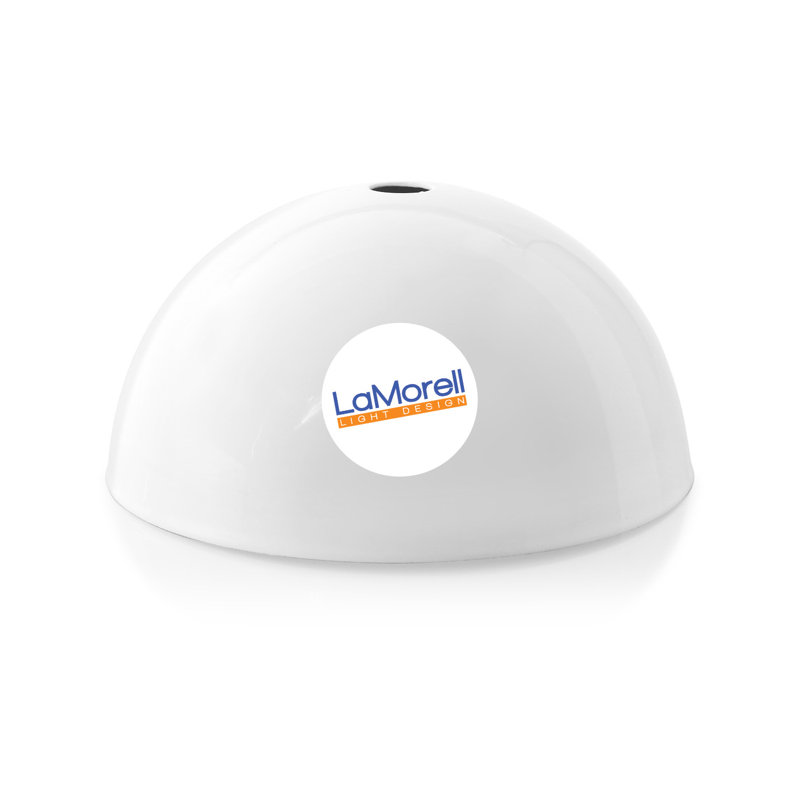 1 - Light Bowl Pendant, White