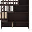 Lit superposé avec escalier de rangement et garde-corps-1783031621