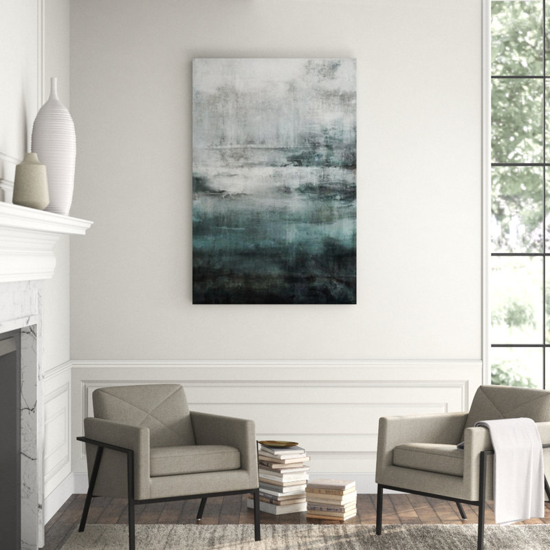 Two-sided Choice Print by Elena Carlie, Image Brush Gel, 60" H x 40" W x 1.5" D