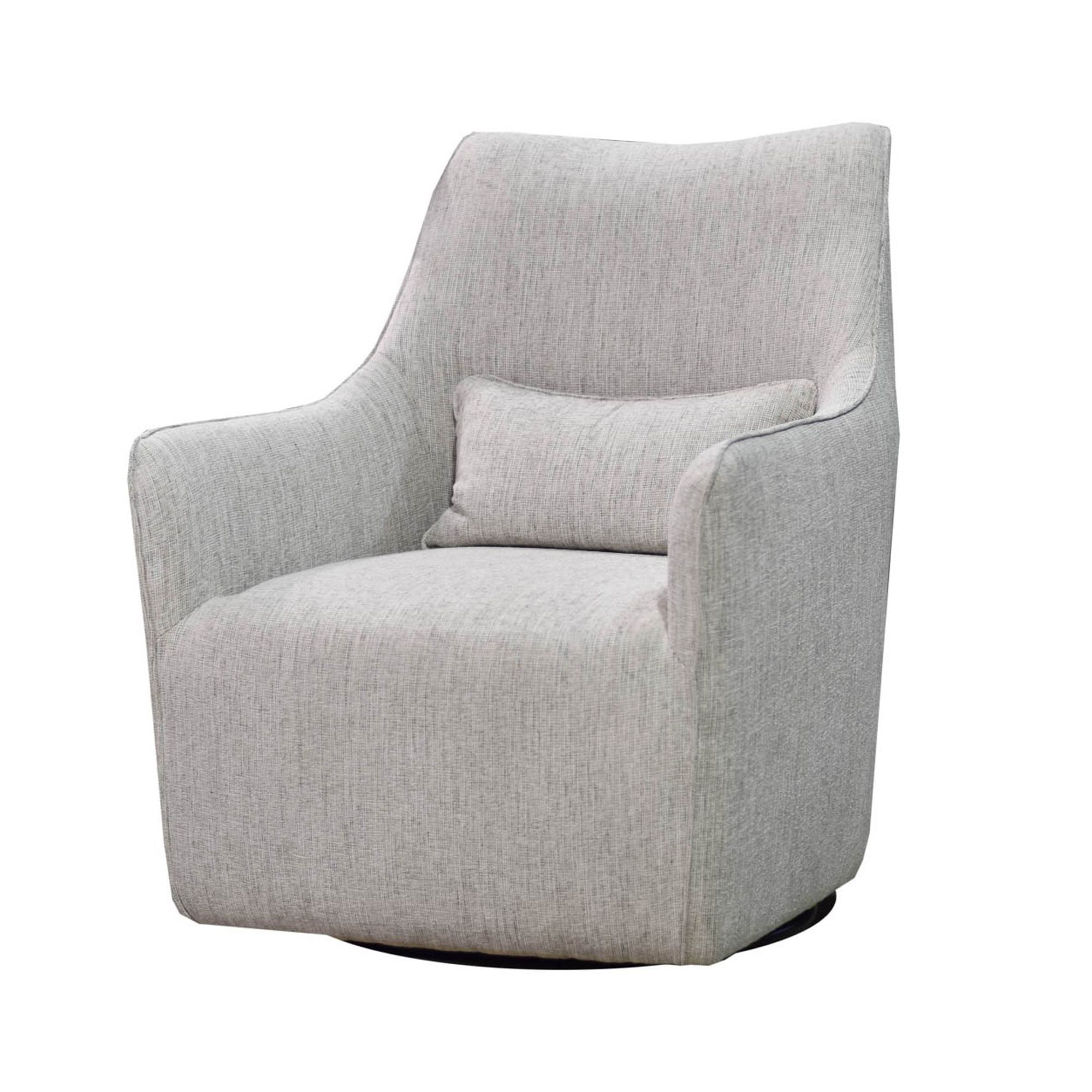 Rose Upholstered Swivel Club Chair